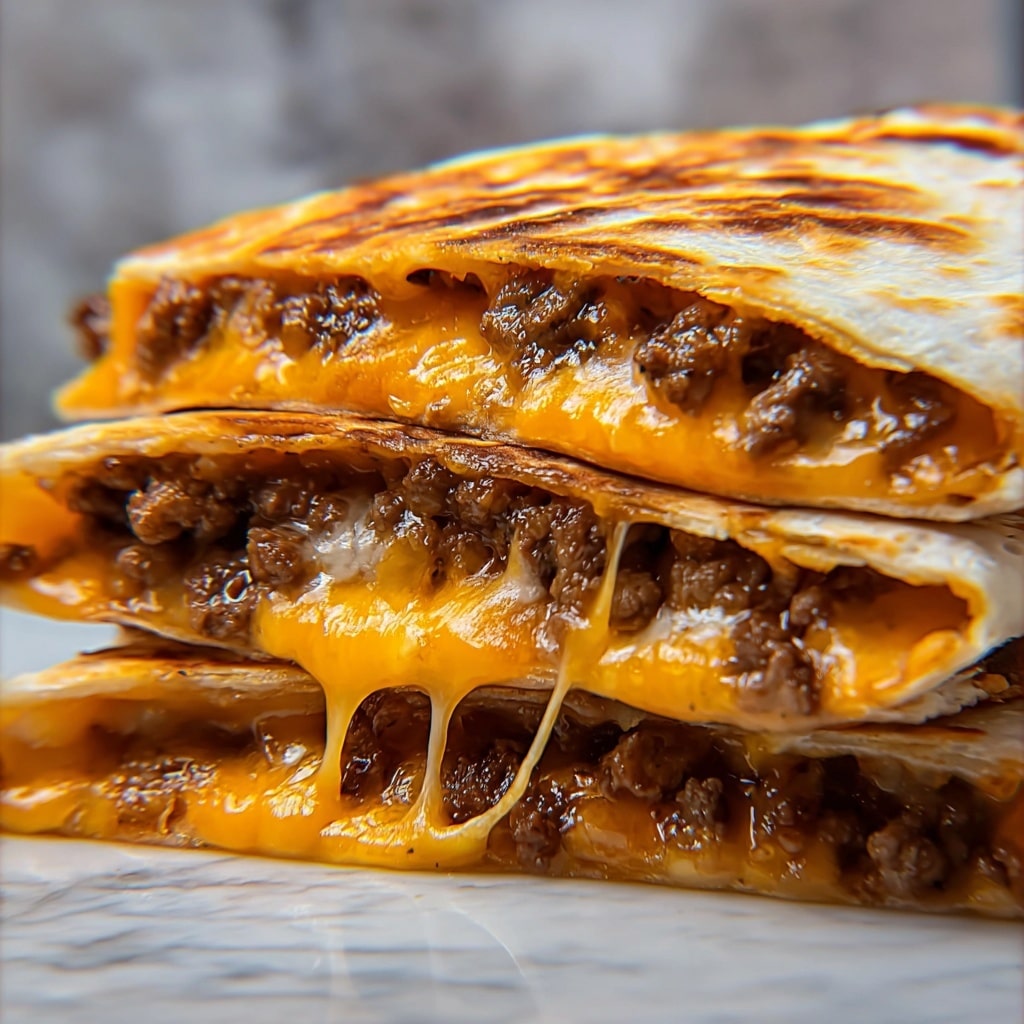 Cheeseburger Quesadilla Recipe