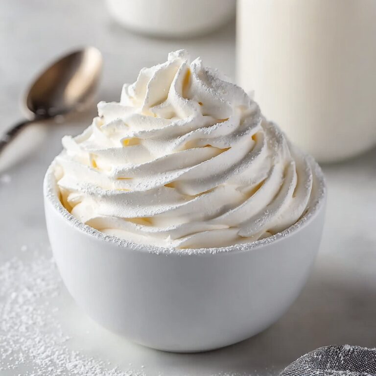Homemade Whipped Cream Recipe