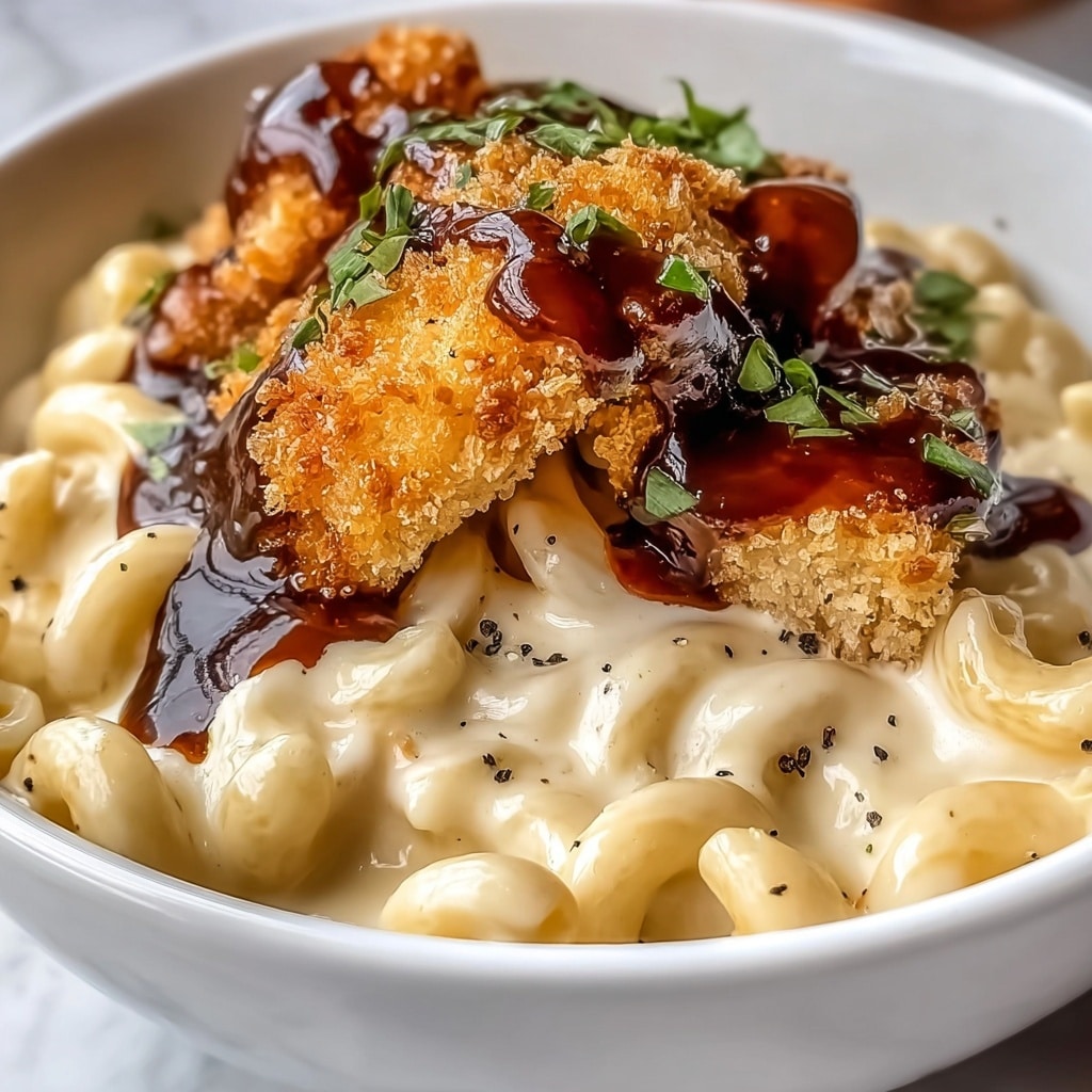 Honey Pepper Chicken Mac and Cheese Recipe - Recipe Image