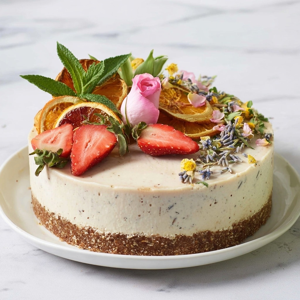 No-Bake Earl Grey Infused Slice Recipe - Recipe Image