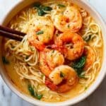 Thai Shrimp Coconut Noodle Soup Recipe