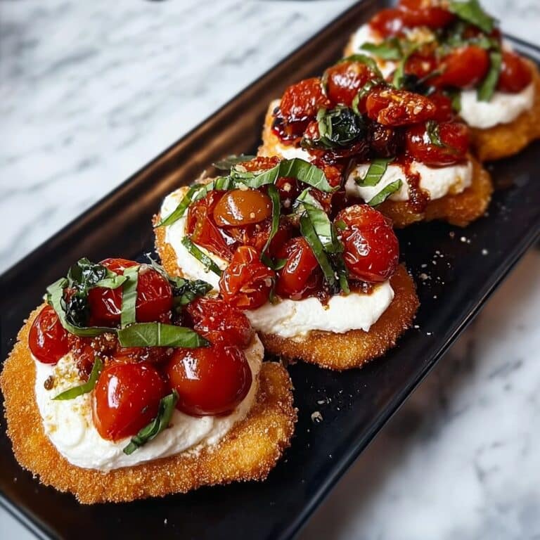 Italian Basil Chicken Cutlets with Tomato and Burrata Topping Recipe