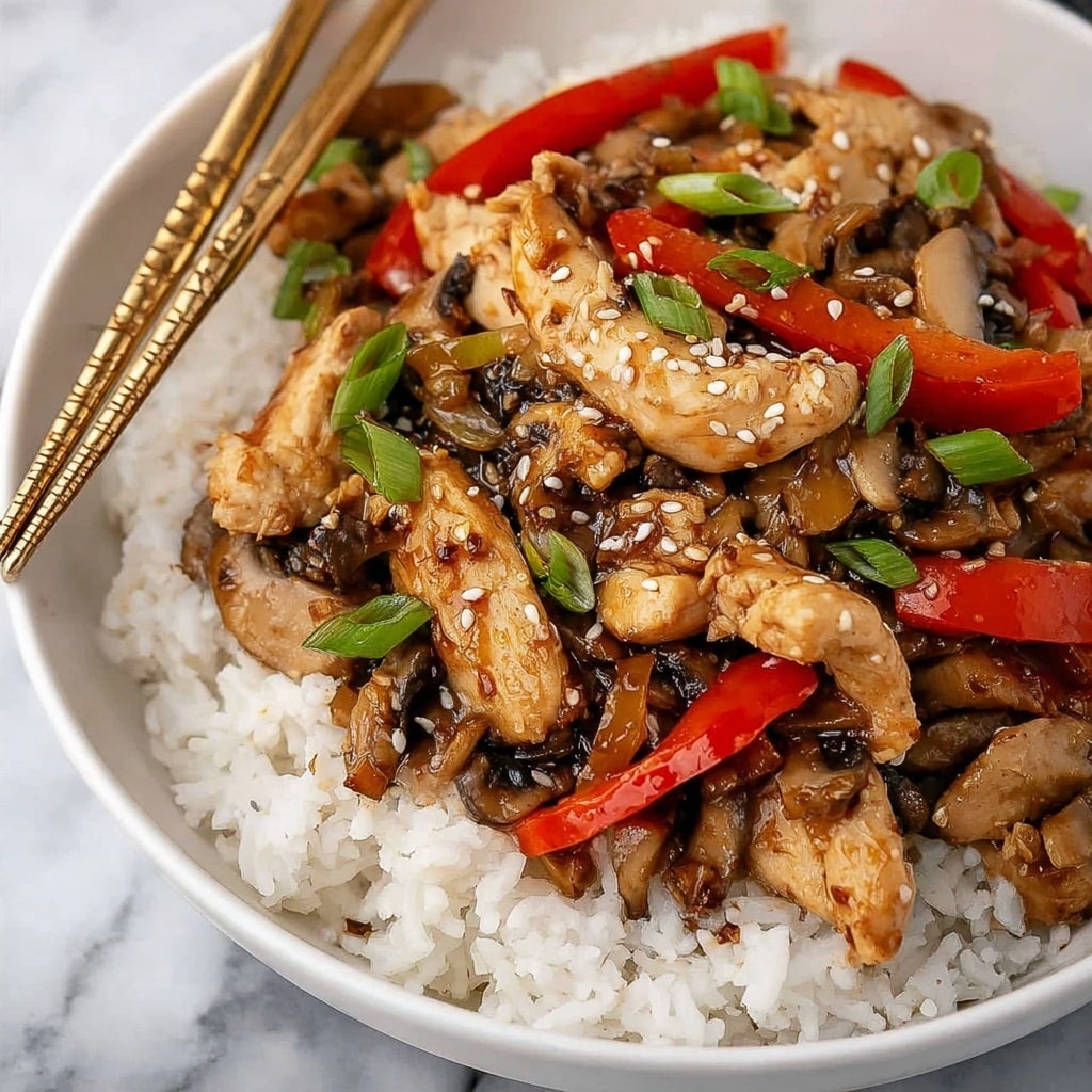 Chicken Mushroom Stir Fry Recipe