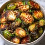 Garlic Parmesan Brussels Sprouts Recipe