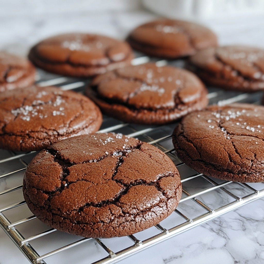 Fudgy Flourless Chocolate Cake Cookies Recipe - Recipe Image
