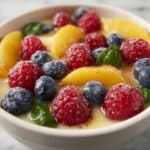 Spinach & Fruit Salad with Honey Lemon Dressing Recipe