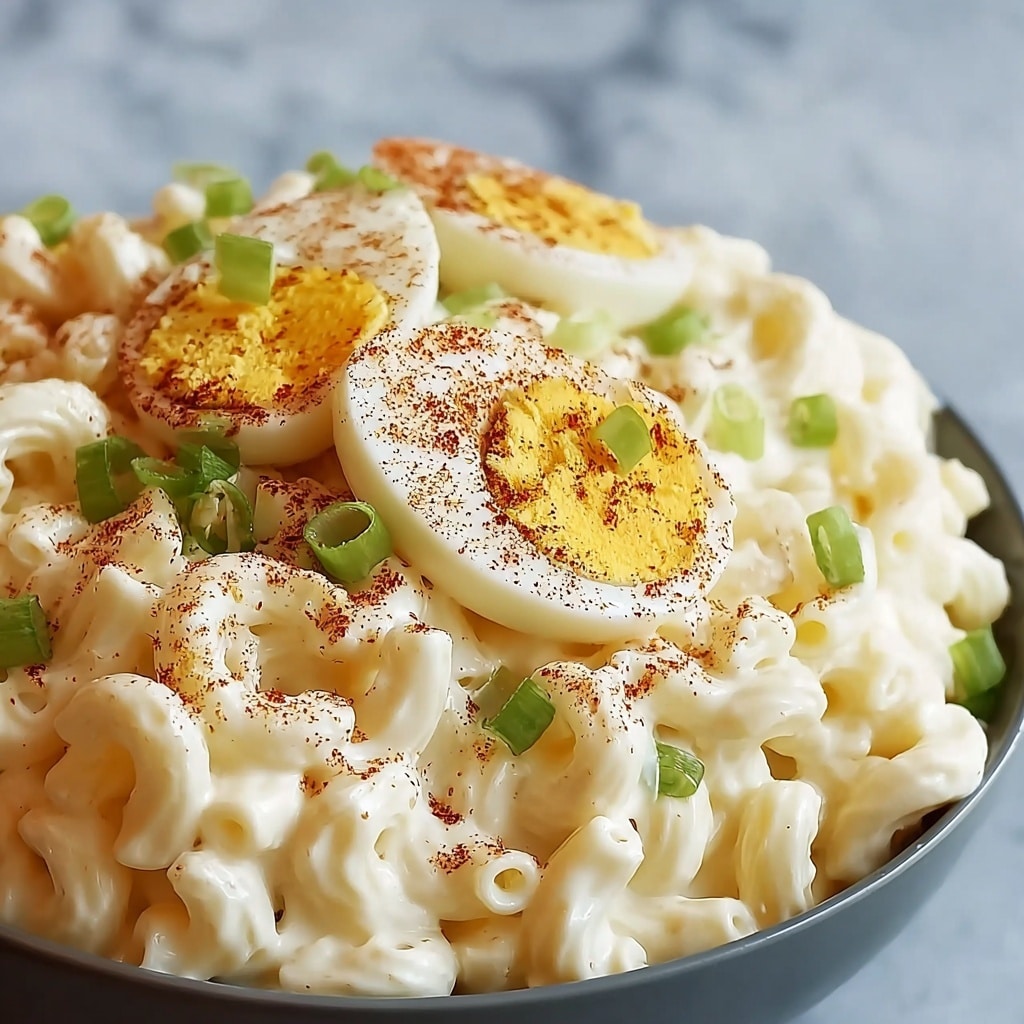 Deviled Egg Macaroni Salad Recipe