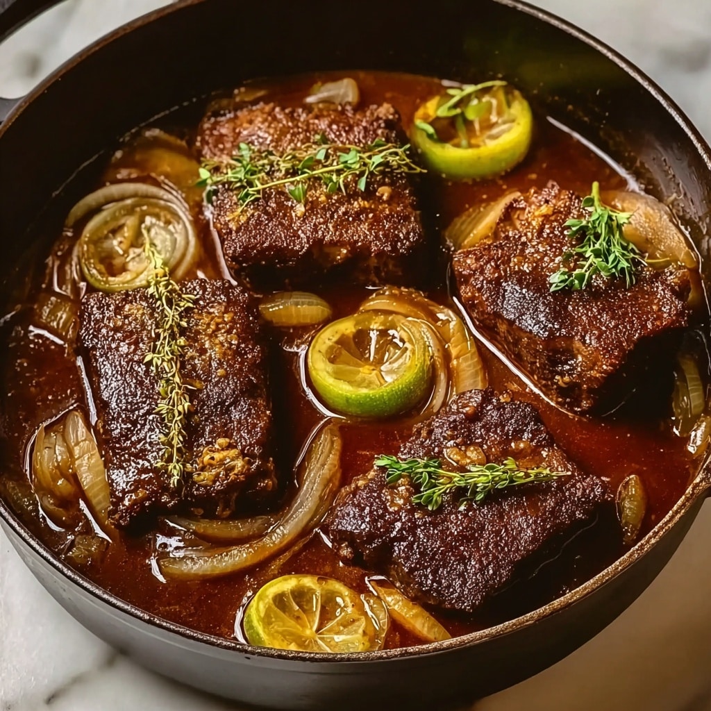 Belgian-Style Slow-Cooked Beef Stew Recipe