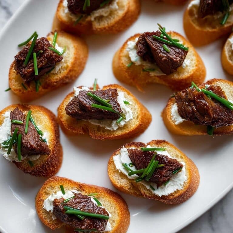 Burrata and Steak Crostini Recipe