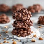 No-Bake Chocolate Peanut Butter Haystack Cookies Recipe