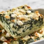Spinach Casserole with Feta Cheese Recipe