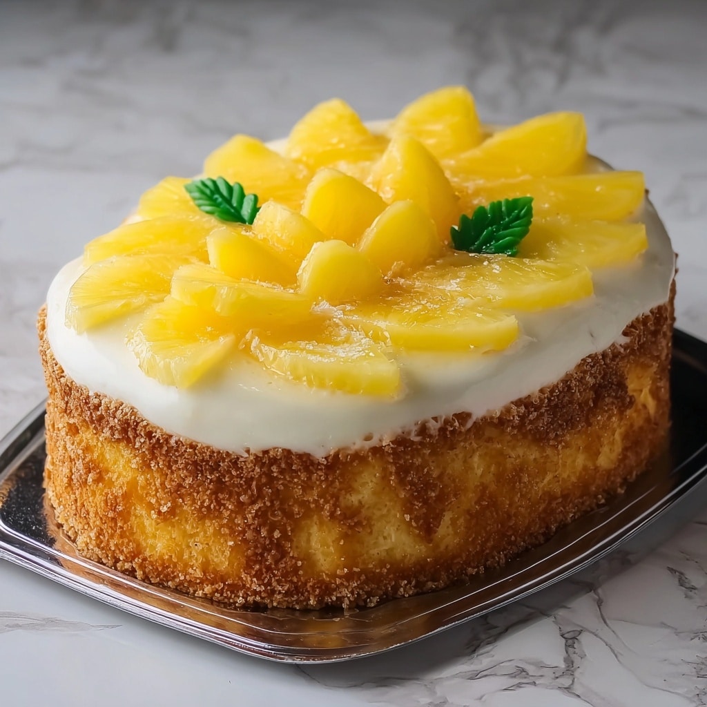 Pineapple Cream Cheese Pound Cake Recipe