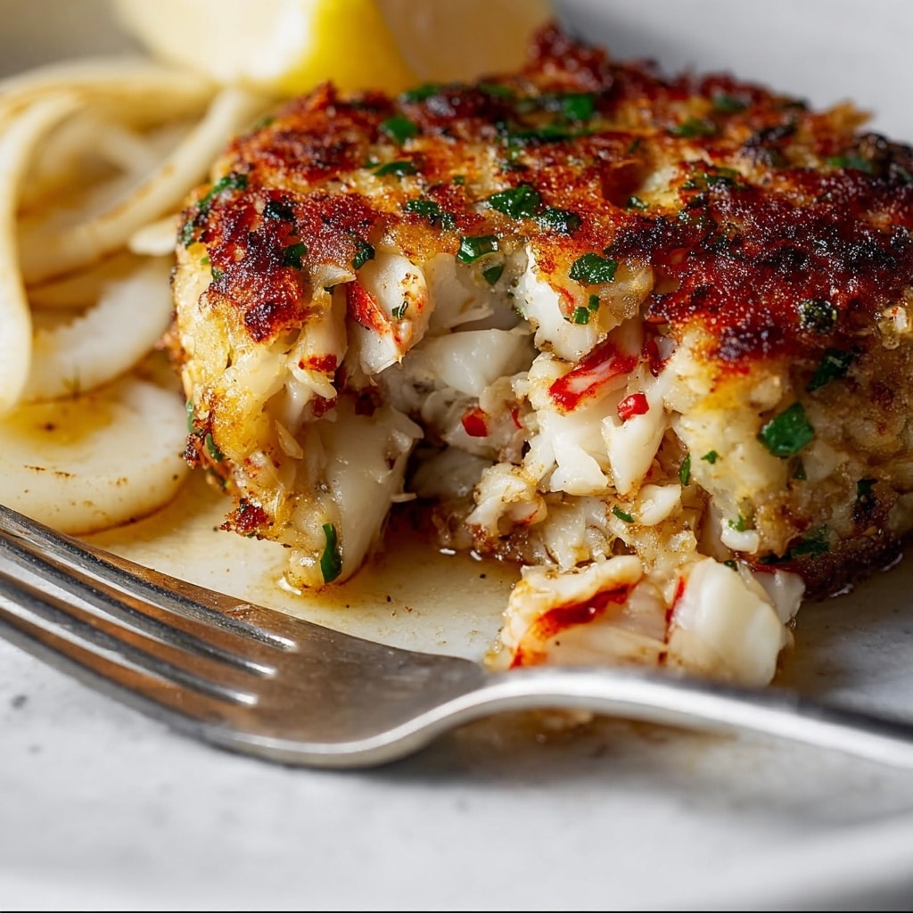 Crab Cake Scampi Recipe