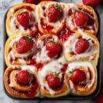 Strawberry Cheesecake Cinnabon Rolls Recipe