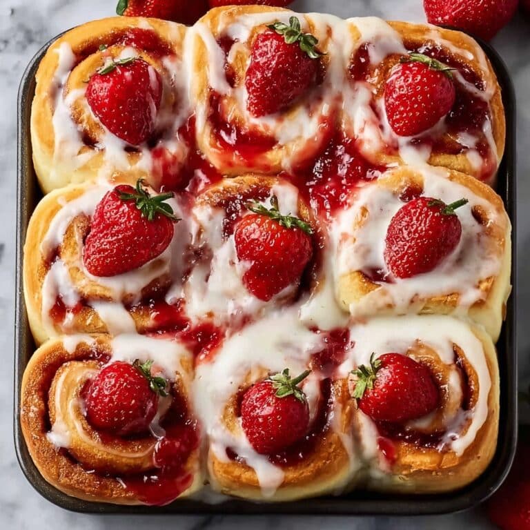 Strawberry Cheesecake Cinnabon Rolls Recipe