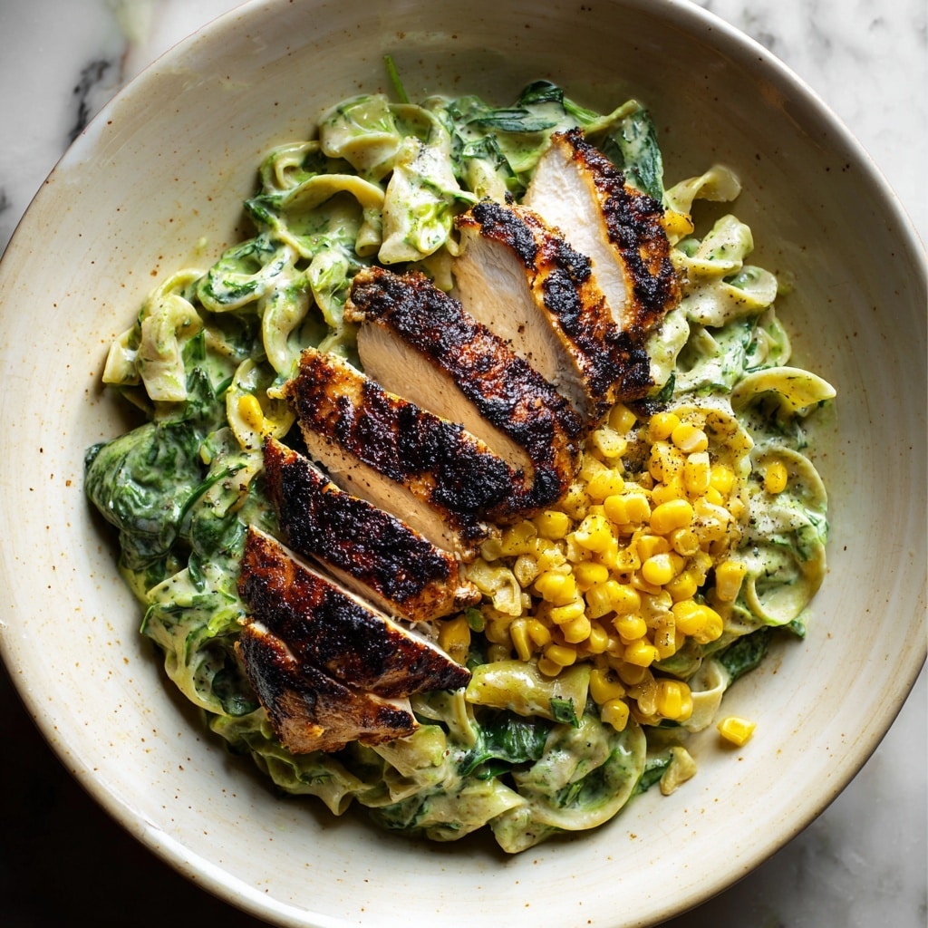 Creamy Roasted Poblano Pasta Recipe 6 Creamy Roasted Poblano Pasta Recipe - Recipe Image