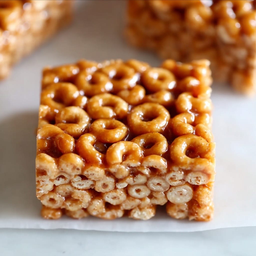 Peanut Butter Cheerio Bars Recipe 6 Peanut Butter Cheerio Bars Recipe - Recipe Image