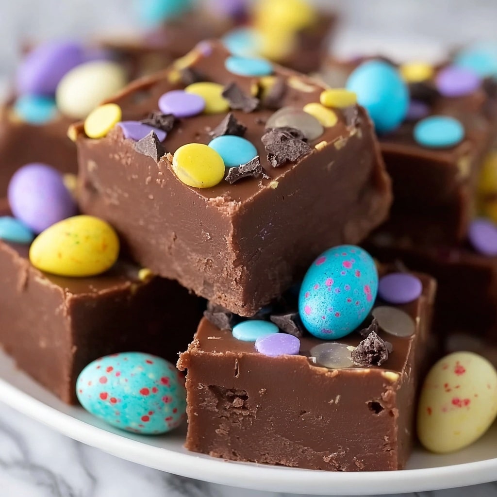 Easter Chocolate Fudge Recipe - Recipe Image