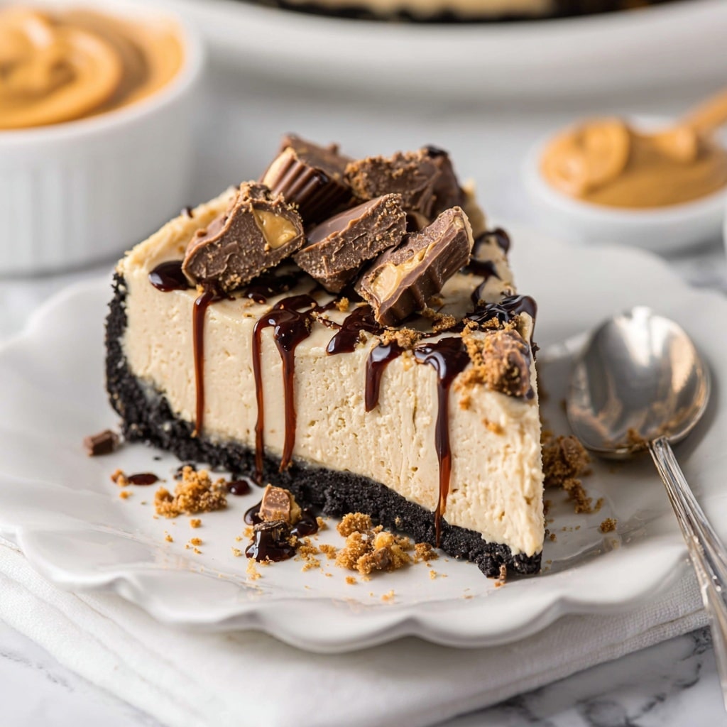 No-Bake Peanut Butter Pie Recipe 6 No-Bake Peanut Butter Pie Recipe - Recipe Image