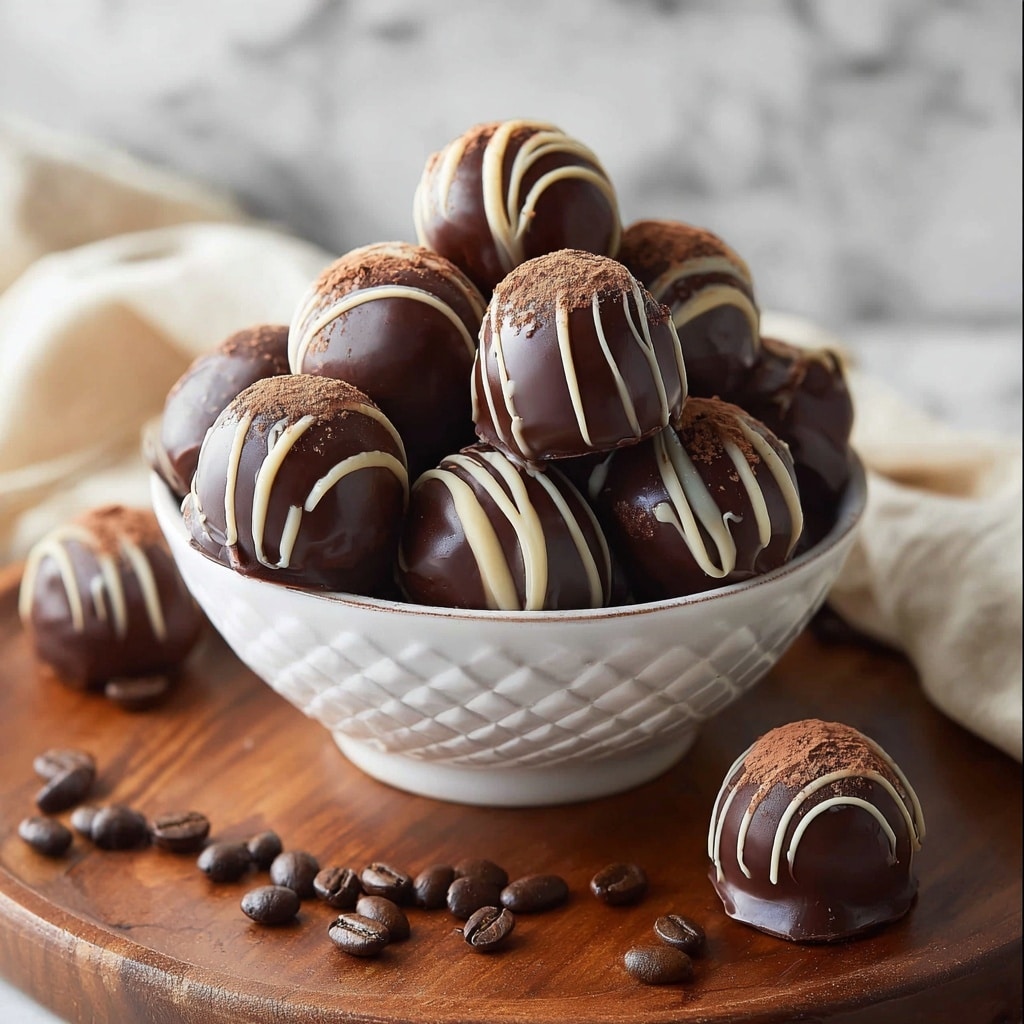Dark Chocolate Coffee Truffles Recipe 6 Dark Chocolate Coffee Truffles Recipe - Recipe Image