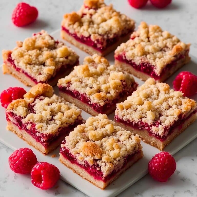 Raspberry Streusel Shortbread Bars Recipe