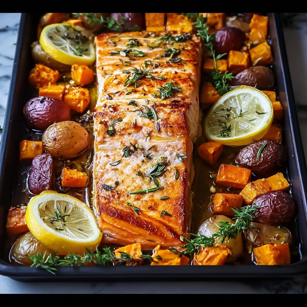 Easy Salmon Traybake Recipe