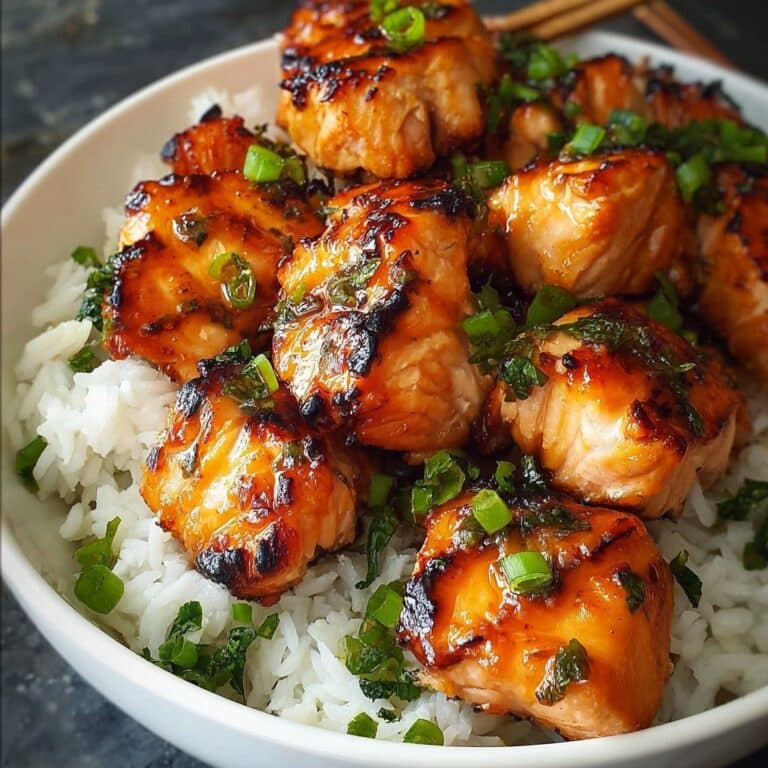 Air Fryer Bang Bang Salmon Bites Recipe