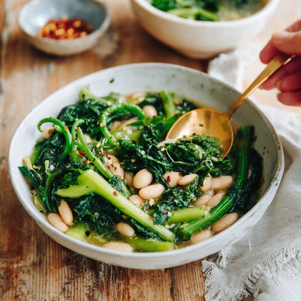 Escarole and Beans Recipe 6 Escarole and Beans Recipe - Recipe Image