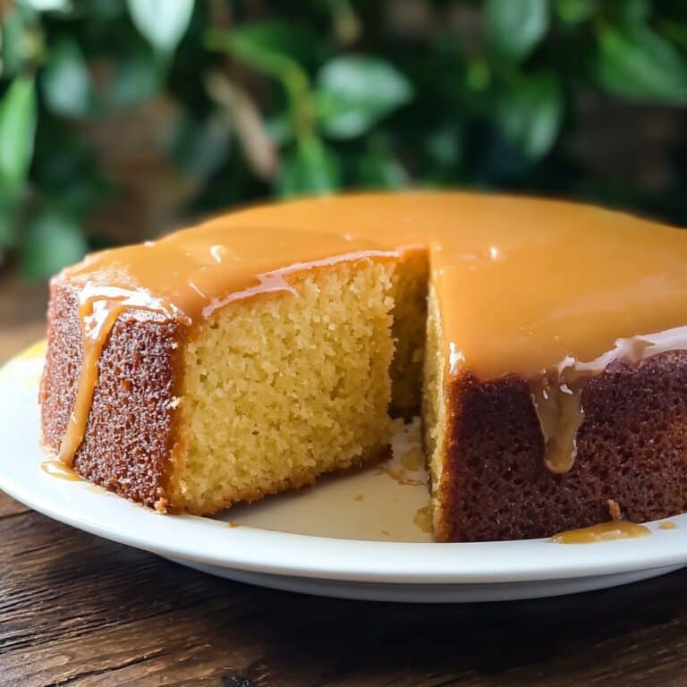 Caramel Cake with Rich Brown Sugar Frosting Recipe