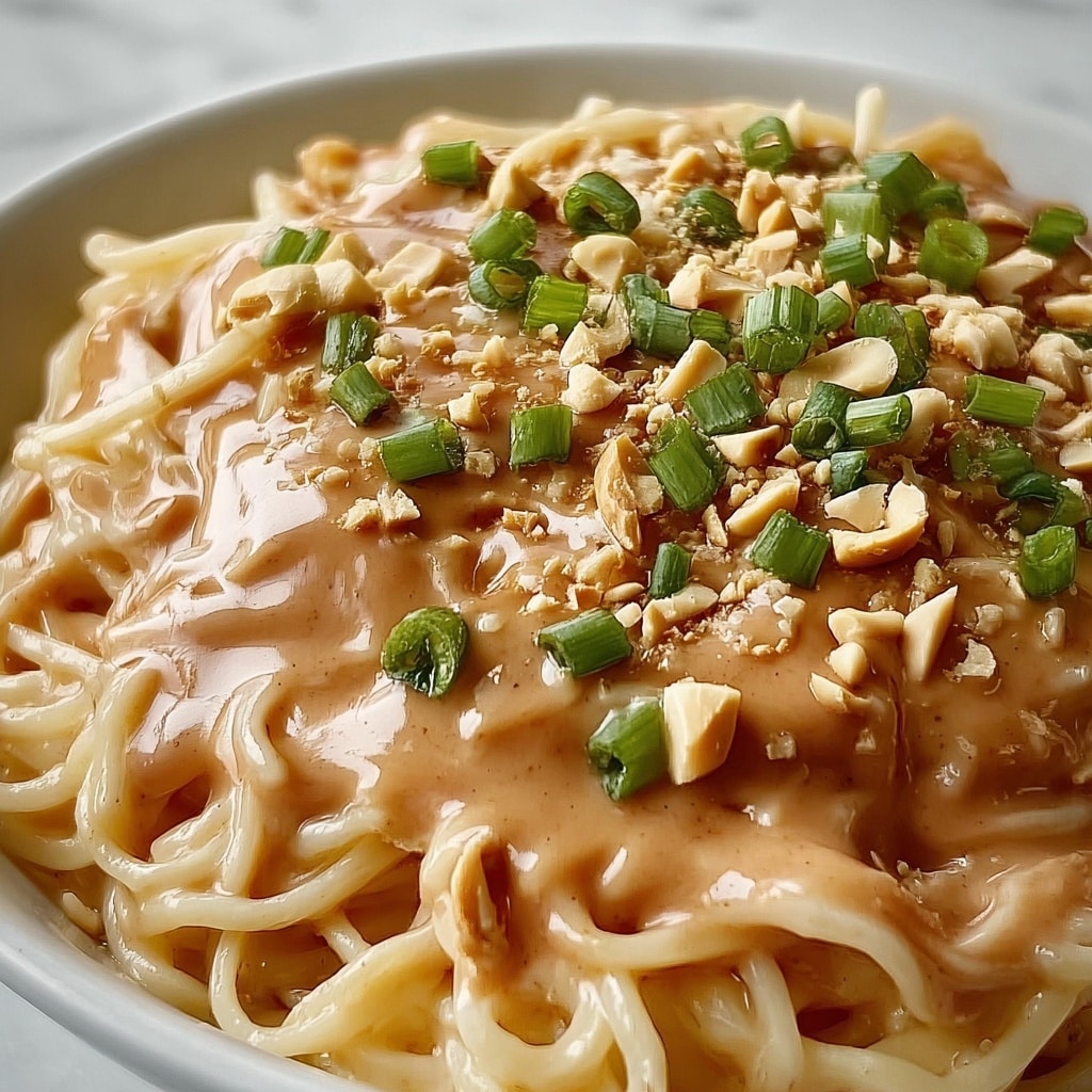 Easy Spicy Thai Peanut Noodles Recipe