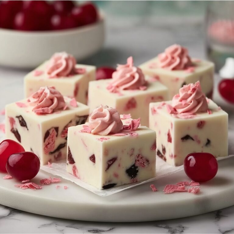 White Chocolate Cherry Fudge Recipe