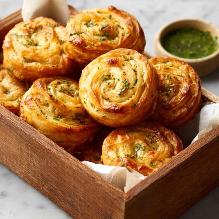 Cheesy Garlic Cruffins Recipe