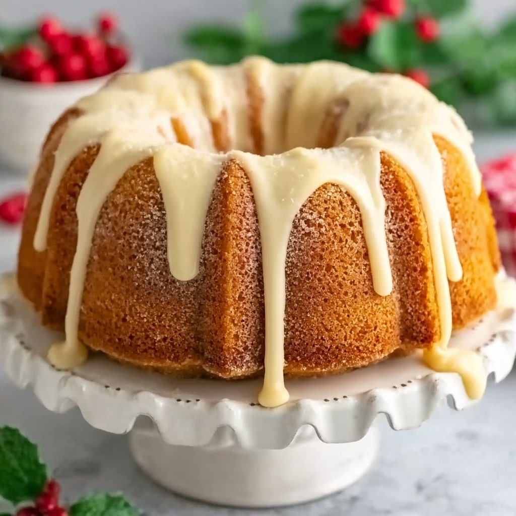Eggnog Bundt Cake with Eggnog Frosting Recipe 5 Eggnog Bundt Cake with Eggnog Frosting Recipe - Recipe Image