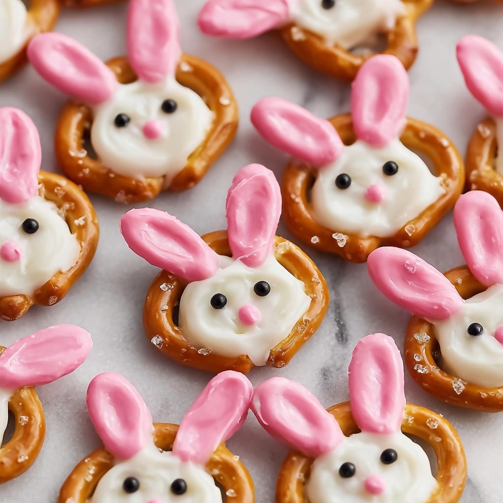 Bunny Pretzels Recipe 6 Bunny Pretzels Recipe - Recipe Image