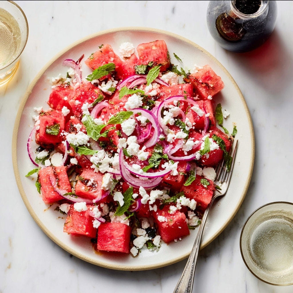 Watermelon Feta Salad Recipe 6 Watermelon Feta Salad Recipe - Recipe Image