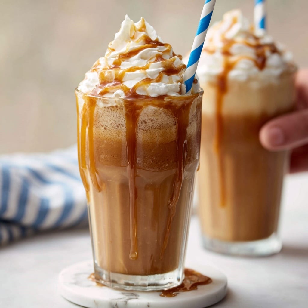 Homemade Caramel Frappes Recipe 6 Homemade Caramel Frappes Recipe - Recipe Image