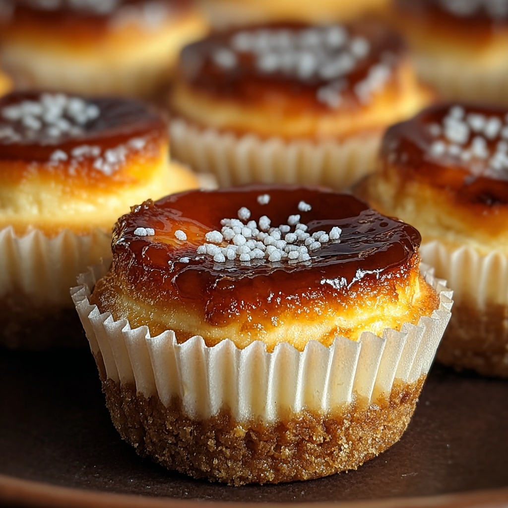 Crème Brûlée Cheesecake Cupcakes Recipe 6 Crème Brûlée Cheesecake Cupcakes Recipe - Recipe Image
