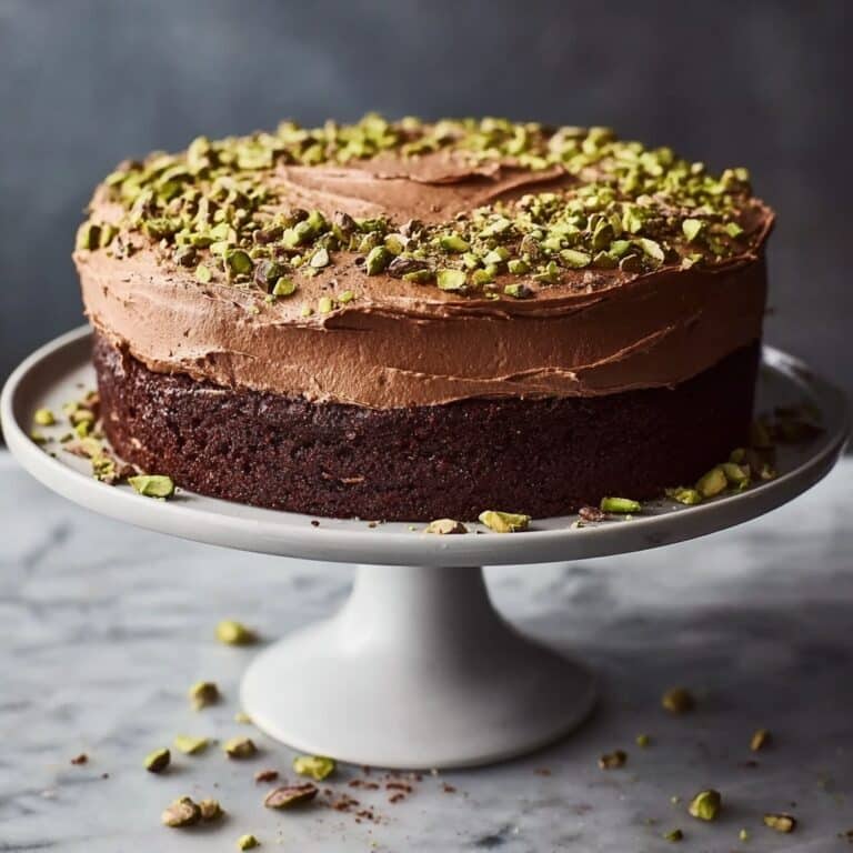 Luxury Dubai Chocolate Pistachio Cake Recipe