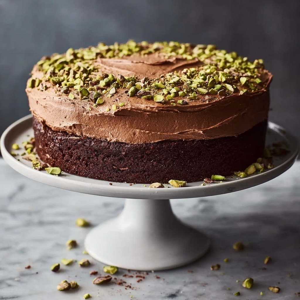Luxury Dubai Chocolate Pistachio Cake Recipe