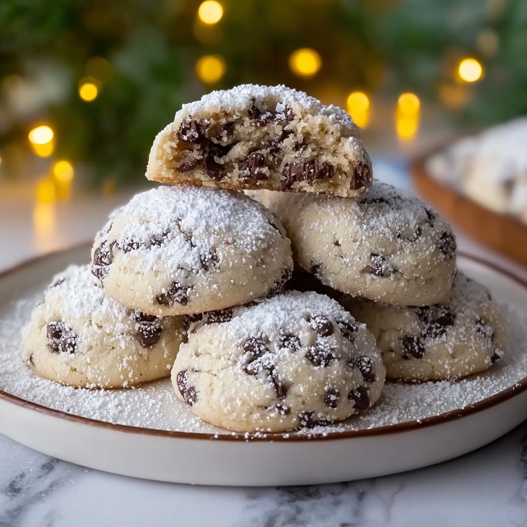 Peanut Butter Chocolate Chip Snowball Cookies Recipe