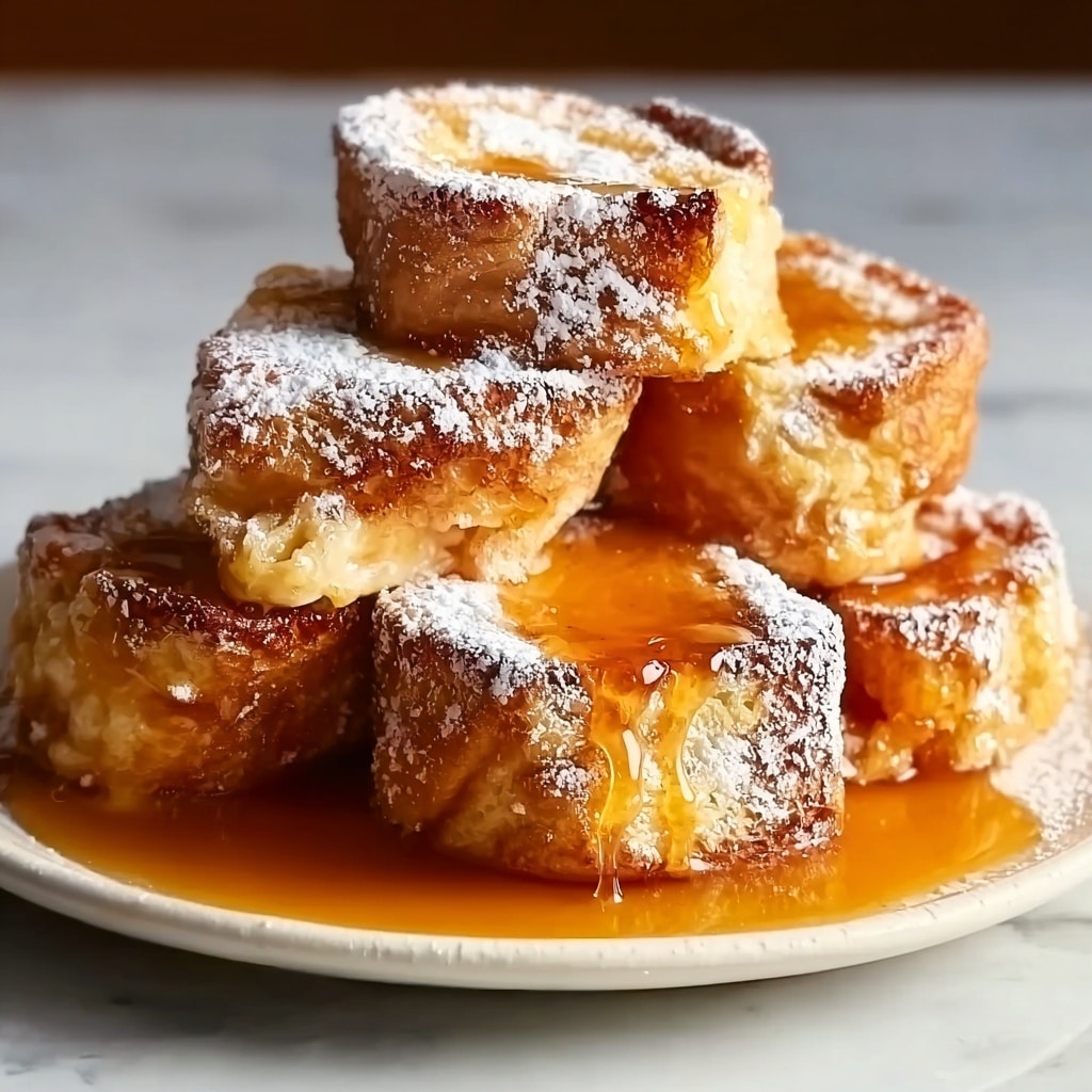 Peach Cobbler French Toast Bites Recipe 5 Peach Cobbler French Toast Bites Recipe - Recipe Image