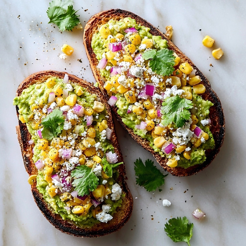 Mexican Street-Corn Avocado Toast Recipe 6 Mexican Street-Corn Avocado Toast Recipe - Recipe Image