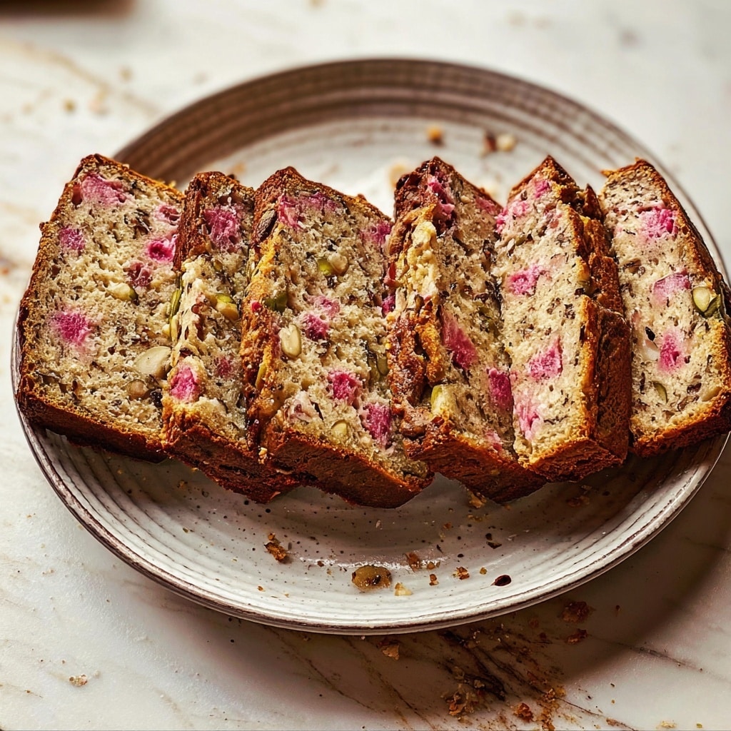 Healthy Rhubarb Bread Recipe