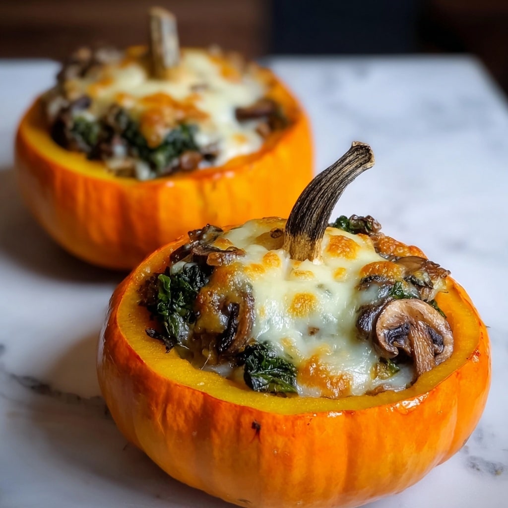 Sausage, Rice, and Cranberry Stuffed Mini Pumpkins Recipe