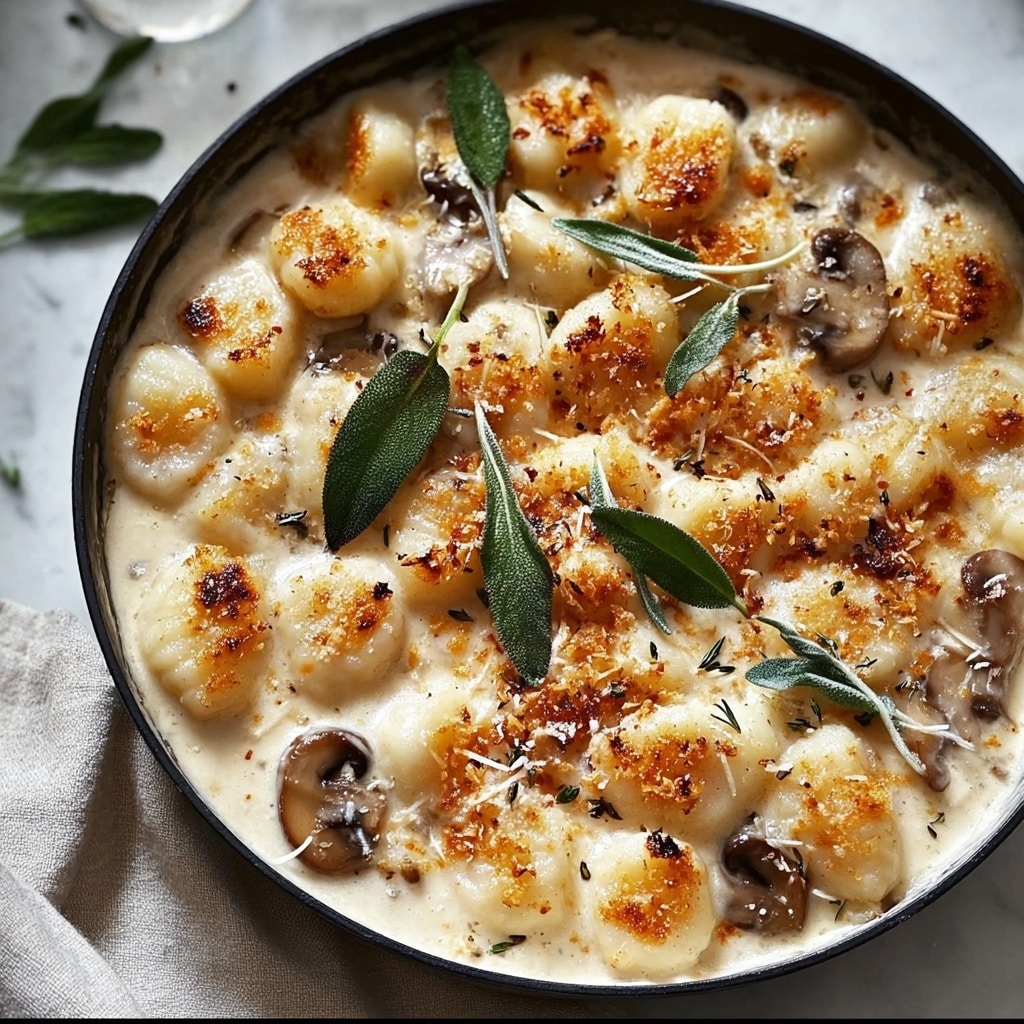 Gnocchi with Truffle Parmesan Sauce Recipe