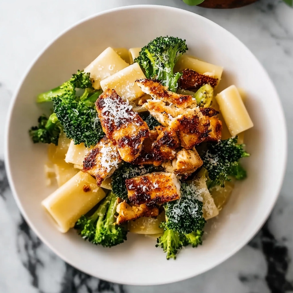 Parmesan Chicken Florentine and Broccoli Pasta Recipe
