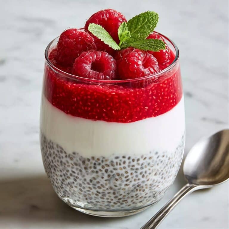 High Protein Chia Seed Pudding with Greek Yogurt Recipe