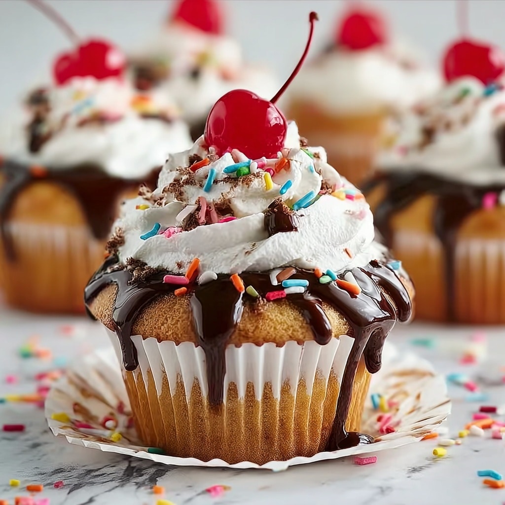 Ice Cream Sundae Cupcakes Recipe