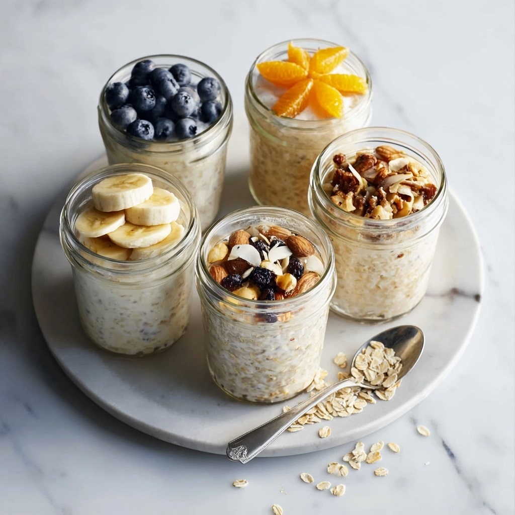 Creamy Overnight Blueberry Banana Oats Recipe