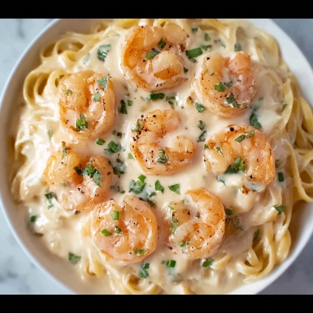 Shrimp Fettuccine Alfredo Recipe